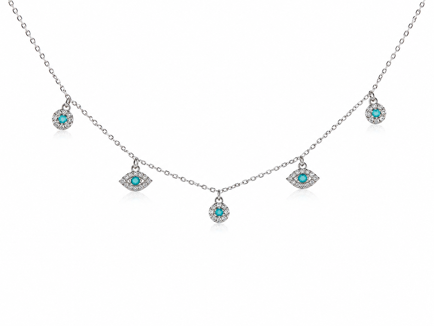 Evil Eye Turquoise Necklace