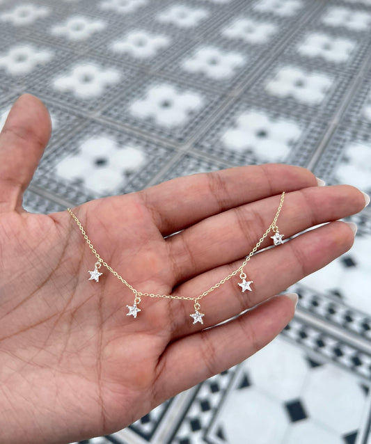 Estella Drops Of Bling Necklace
