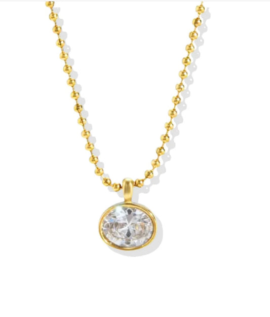 Bezel Necklace