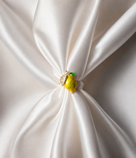 Amalfi Lemon Brooch