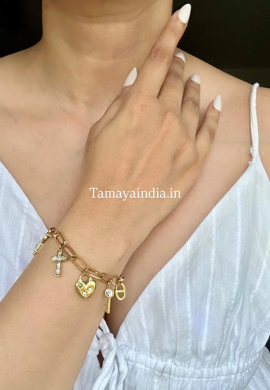 Krysal charms Bracelet