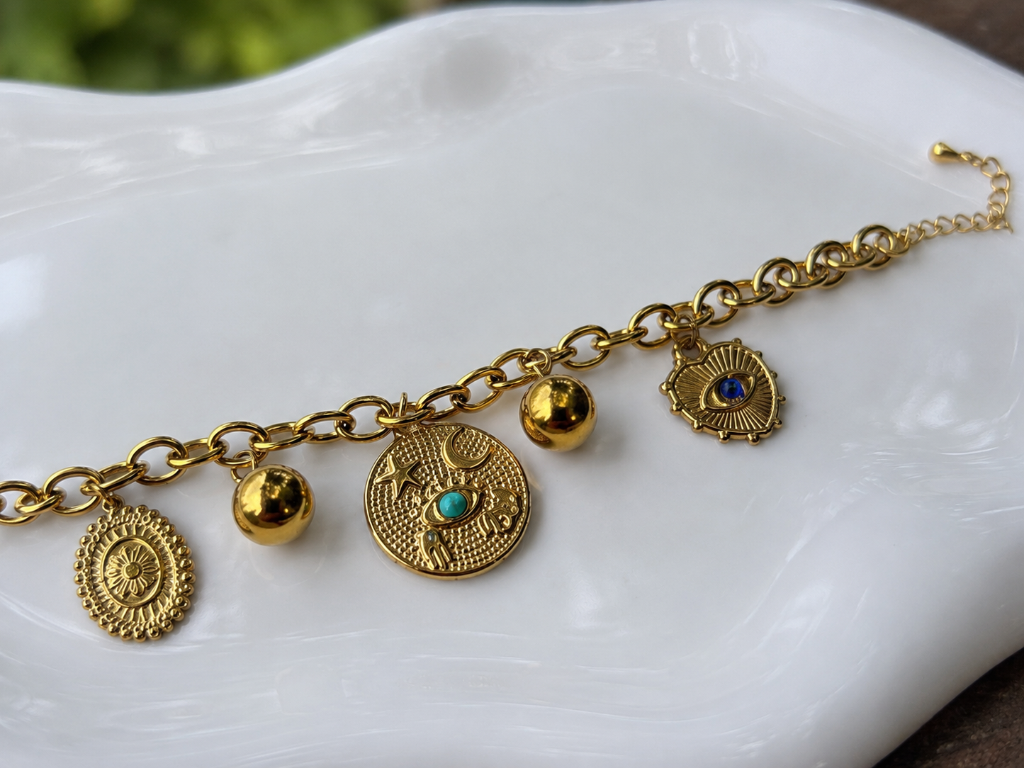 Evil Eye Turquoise Bracelet