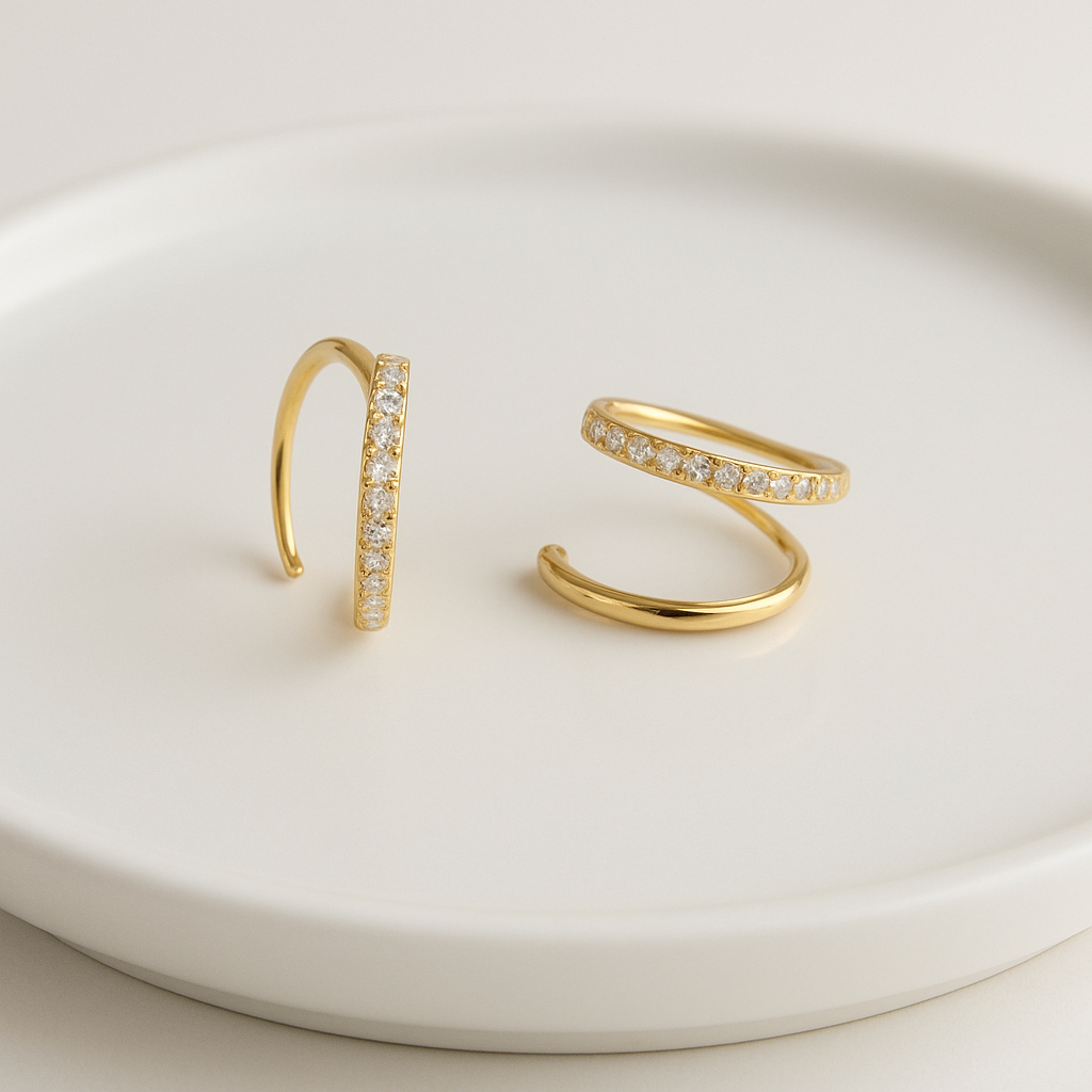 Zircon Illusion Earrings