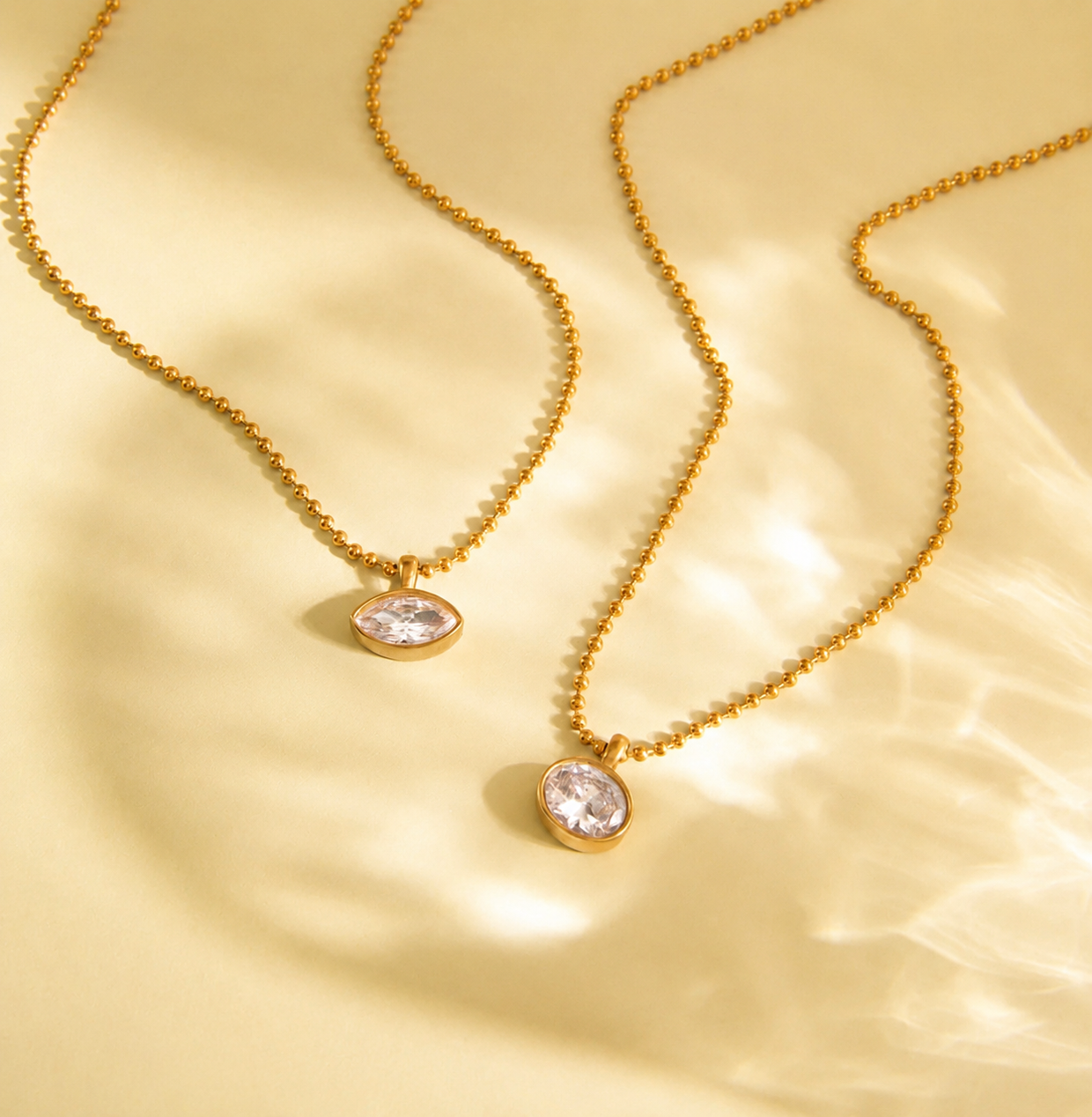Bezel Necklace