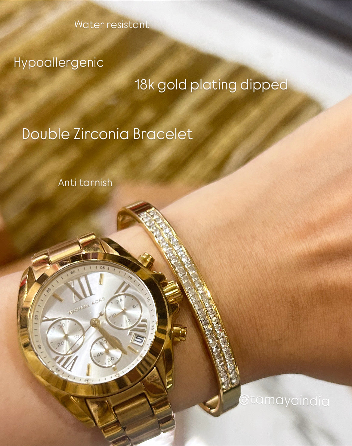 Double Zirconia Bracelet