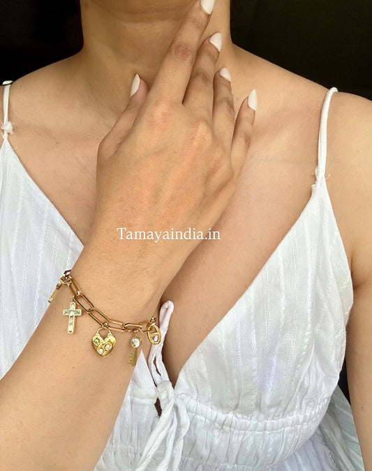 Krysal charms Bracelet