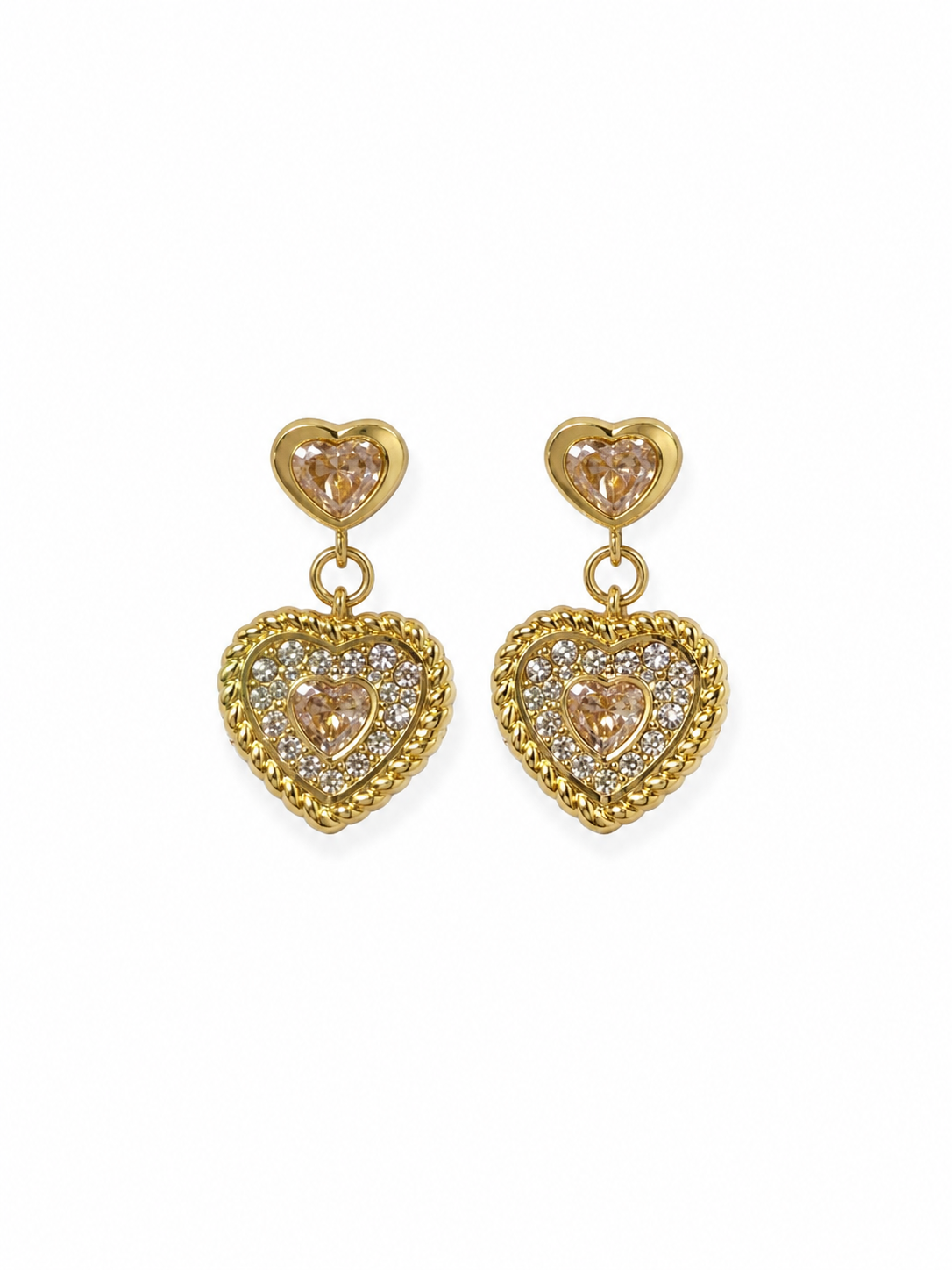 Love Zircon Earrings