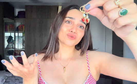 Strawberry Pearl Huggies