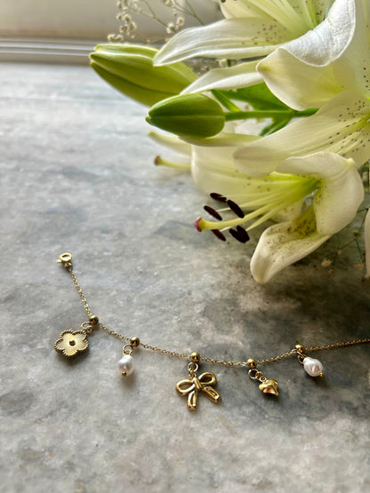 Bow Pearl Tisca Bracelet