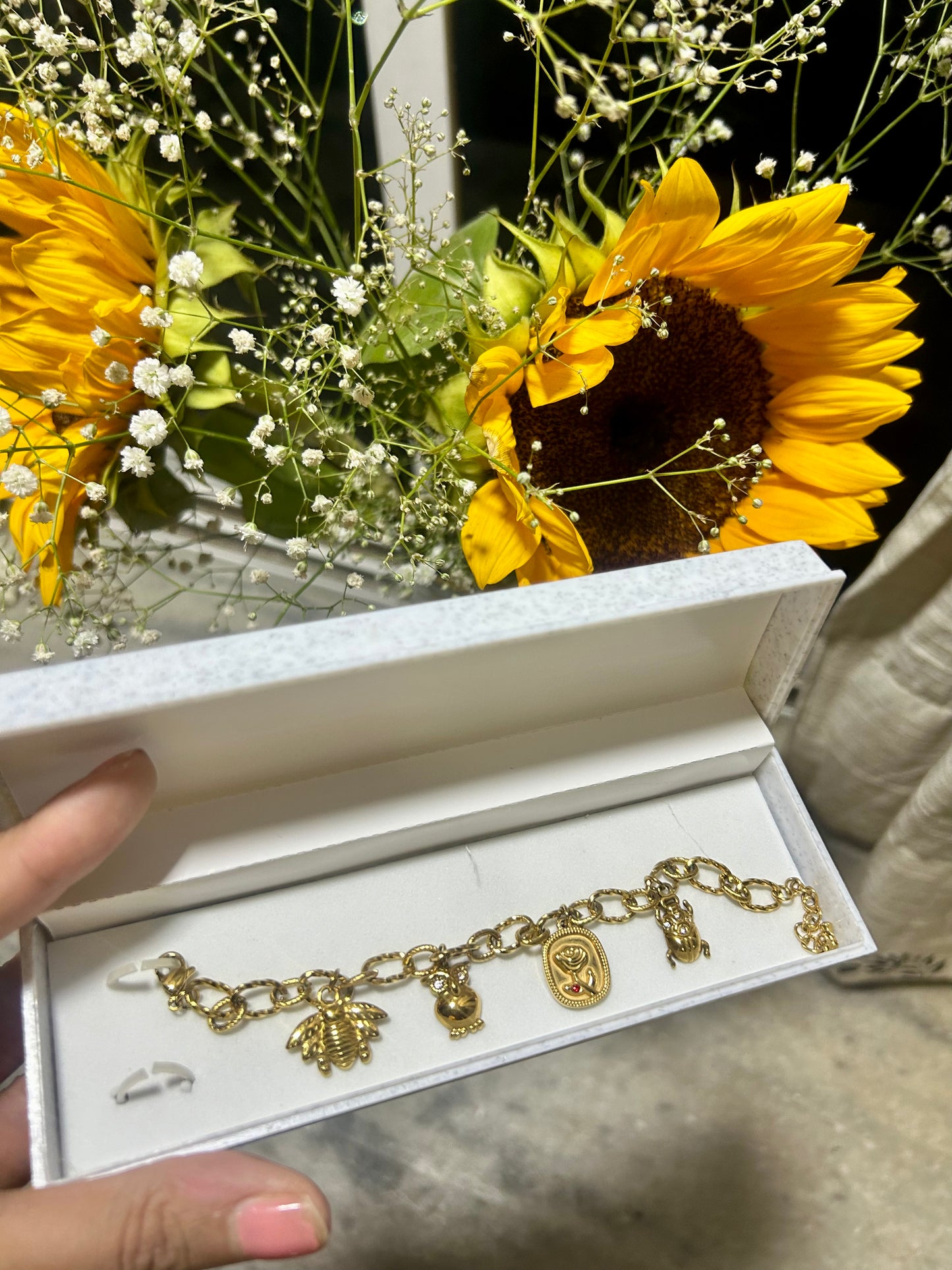 Wild Rose Charms Bracelet