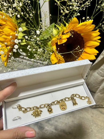 Wild Rose Charms Bracelet