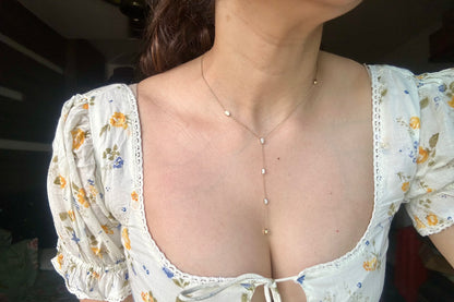 Pearls of Water Drop necklace