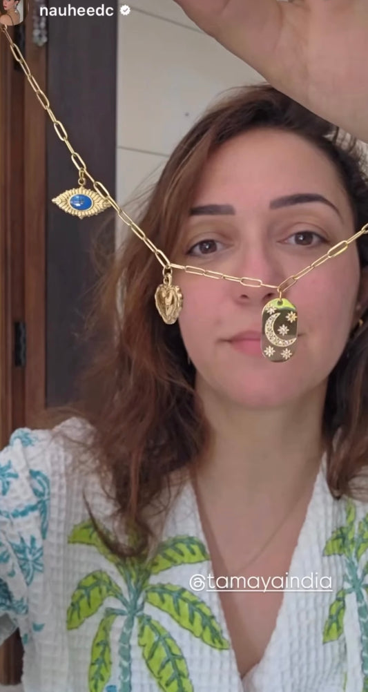 Evil Eye Faith Charms Necklace