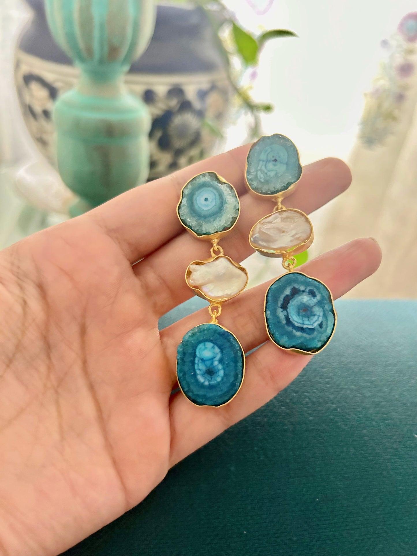 Turquoise Danglers