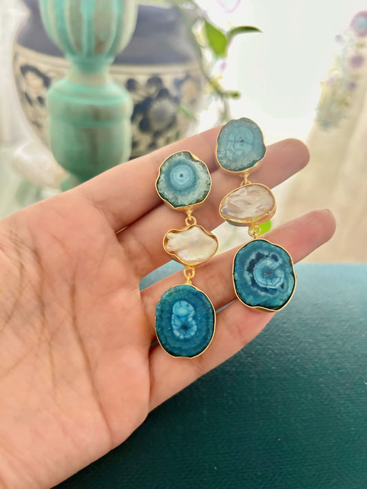 Turquoise Danglers