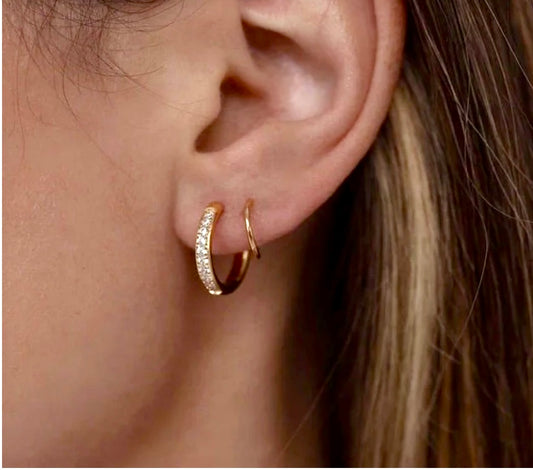 Zircon Illusion Earrings