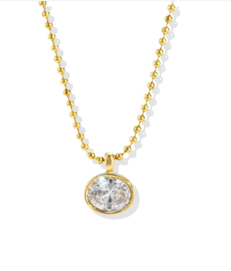 Bezel Necklace