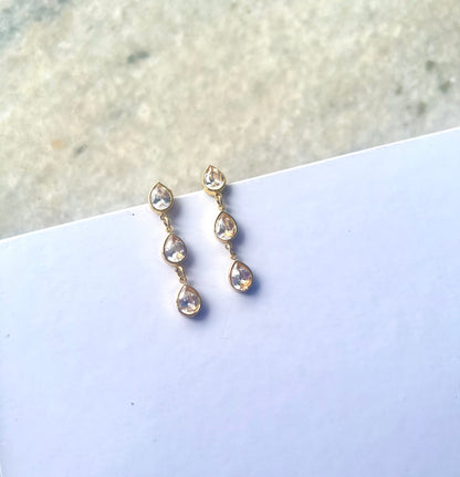 Tisca drop of Bling Earrings