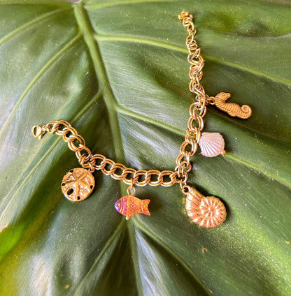 Neon Fish Charms Bracelet