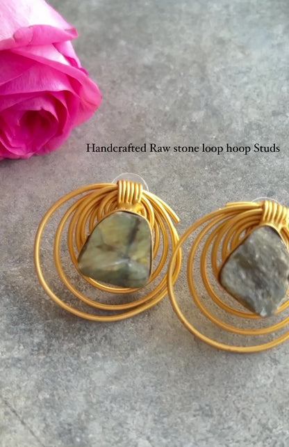 Loop whoop Statement earrings